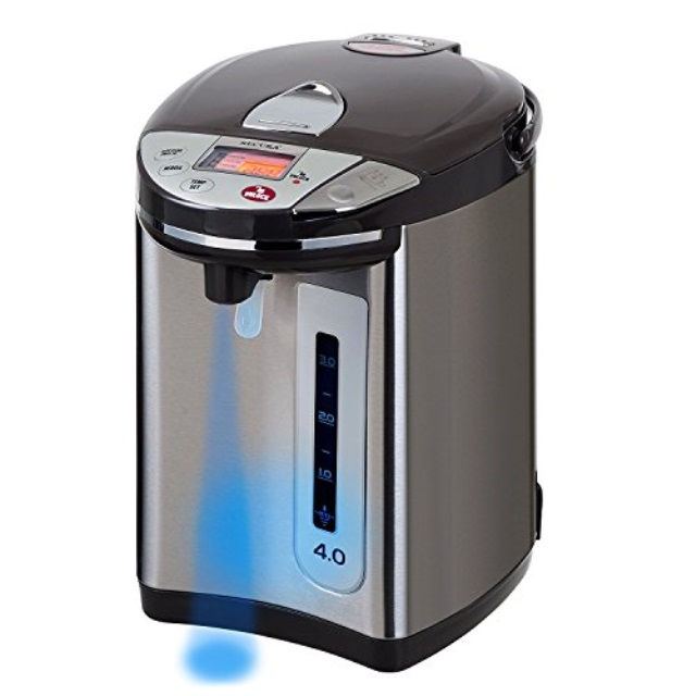 Secura Electric Water Boiler And Warmer Lcd Digital Control W Night Light 18 10 Stainless Steel Interior 4 Quart Walmart Com Walmart Com