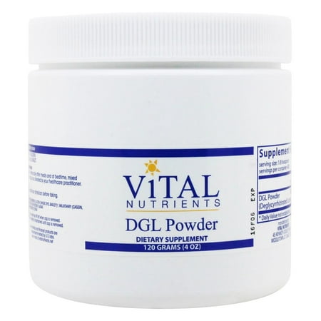 Powder Vials - Vital Nutrients - DGL Powder - 120 Grams
