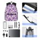 thumbnail image 4 of Balery Daisies Flowers Mochila para Mujeres y Hombres, Mochila Ligera Casual para Viajes, Mochila Clásica Básica para la Universidad, 4 of 6