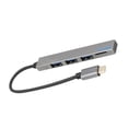 thumbnail image 1 of usb USB 3.1 a USB 2.0 3Port con Un Concentrador de Adaptador de Lector de Tarjetas Pequeño Gris Yotijar Adaptador USB C OTG, 1 of 9