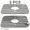 Grey: 2 Pieces:13.58×11.61 in, variant on 2Pcs Silicone Sink Mat 13.6"x11.6" with Center Drain, Cuttable Heat Resistant Kitchen Sink Protector Gray