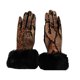 thumbnail image 1 of Moda invierno Faux Animal cuero serpiente patrón guantes mujeres pantalla táctil guantes piel de conejo espesar cálido guantes de conducción LingWen 9024735486565, 1 of 1