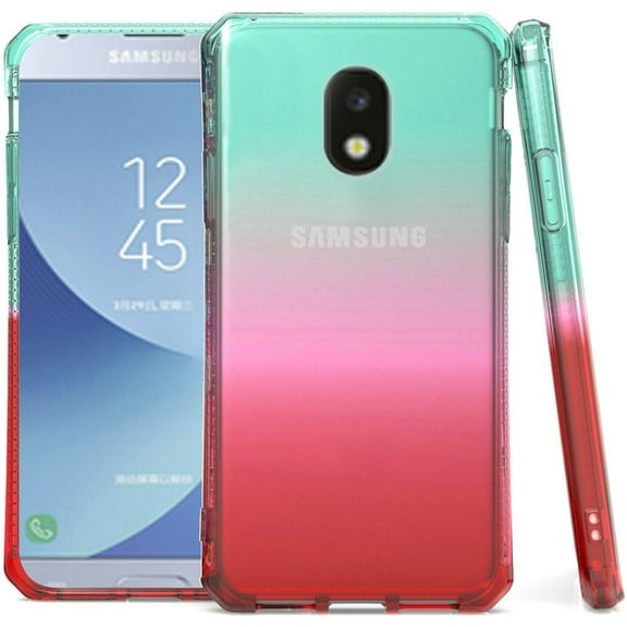 GSA Candy Case For Samsung Galaxy J3 (2018), J337 Teal Pink Red