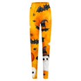 thumbnail image 5 of Halloween Clothes for Women Warm Stretchy Artistic Printed Autumn Winter Halloween Leggings for Women, 5 of 5