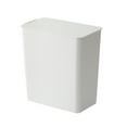thumbnail image 1 of EeaseMX Cubo de basura de plástico para escritorio, mesa, cubo de basura de plástico, mini cubo de almacenamiento con tapa (blanco), 1 of 8