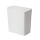thumbnail image 1 of Cubo de basura de plástico para escritorio, mini cubo de basura de plástico con tapa (blanco), 1 of 6