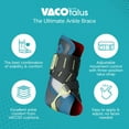 thumbnail image 4 of OPED VACOtalus Adjustable Ankle Brace for Women & Men, Sports Ankle Brace for Sprained Ankle Provides Midfoot and Forefoot Support, Ideal for Running, Basketball, and Volleyball, Medium, Left, 4 of 8