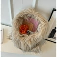 thumbnail image 4 of Womens Faux Fur Bag Fluffy Shoulder Bag for Women Large Hobo Bag Chic Travel Bag Handbag Satchel Purse Party Bag 2023, 4 of 7