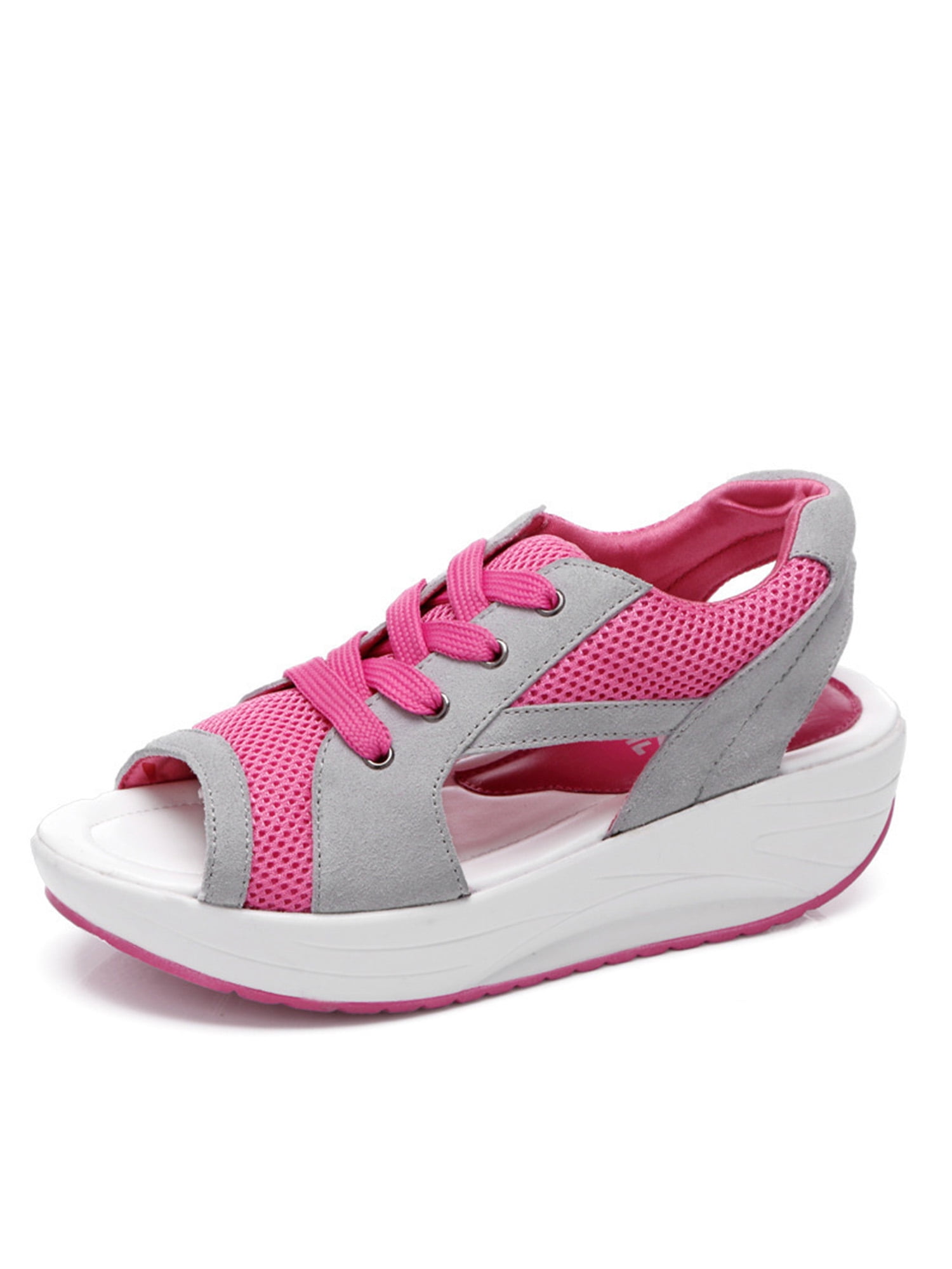 open toe walking sneakers
