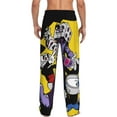 thumbnail image 3 of Devil Cuphead Mugman Men's Pajama Pants With Pockets Lounge Fashion Cozy Daily Sleep Pants Sleepwear, 3 of 8
