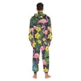 thumbnail image 4 of FORMRS Onesies Pajama for Adults Unisex Hoodie Winter Jumpsuit One Piece Sleepwear, Sizes S-2XL, Flamingo Pattern, 4 of 7