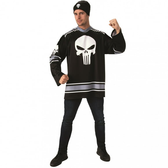 Punisher Hockey Jersey and Beanie-XL