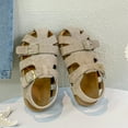 thumbnail image 6 of Mepaouo Boy's Girl's Closed Toe Sandals Toddler Little Kid Summer Cork Footbed Flats Outdoor Shoes, 6 of 9