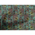 thumbnail image 4 of oneOone Cotton Cambric Fabric Leaves & Floral Block Fabric Prints By Yard 56 Inch Wide, 4 of 4