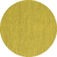 thumbnail image 1 of Ahgly Company Machine Washable Indoor Round Abstract Yellow Contemporary Area Rugs, 7' Round, 1 of 4