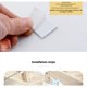 thumbnail image 4 of White Paper Towel Holder - Self-Adhesive White Wall Mounted Paper Towel Rack for Kitchen（22*6.5*7.5cm）, 4 of 5
