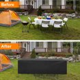 thumbnail image 3 of Camping Cubierta para muebles de exterior Cubiertas impermeables para el polvo de la mesa Negro (170x94x70cm) Tmvgtek Deportes Acuáticos, 3 of 9