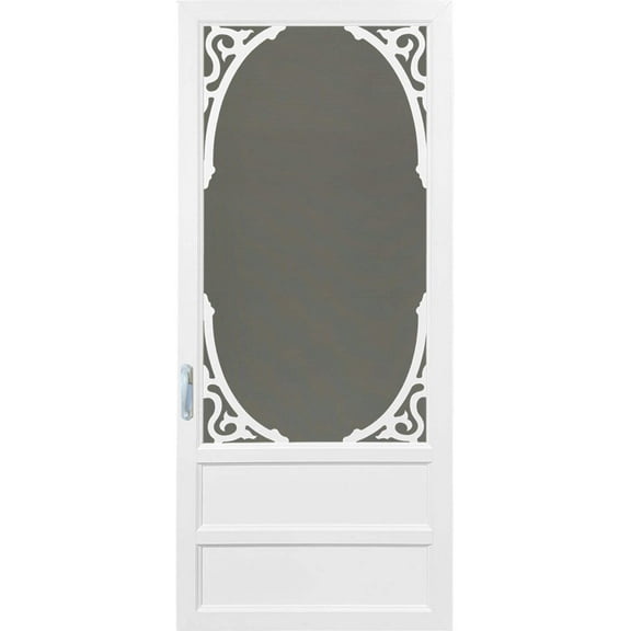 Screen/Storm Door Vinyl White Marianna