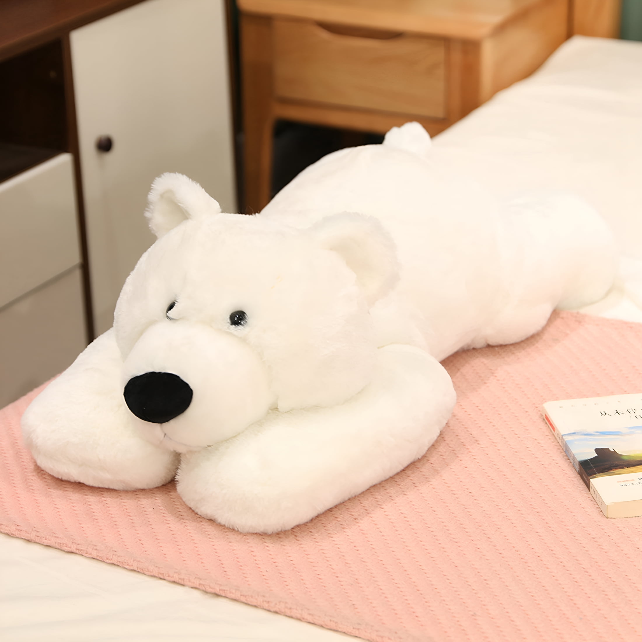 BESTSKY Soft Weighted Stuffed Animals for Anxiety Stress Relief,Cute Huskies,Pigs,Dinosaurs Teddybear Animal Throw Pillow Gifts for Kids (Green Dinosaur,55 cm)