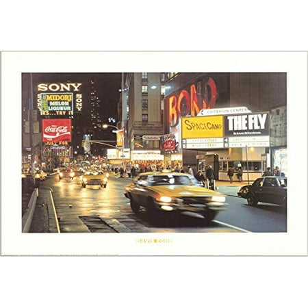 Criterion Center - Times Square - New York City by Davis Cone 36x24 Art Print Poster