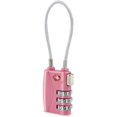 thumbnail image 1 of Padlock Suitcase Lock Mini Luggage Locks Suitcase Luggage Locks Approved Locks Cable Lock Password Lock Luggage + Lock Set, 1 of 5
