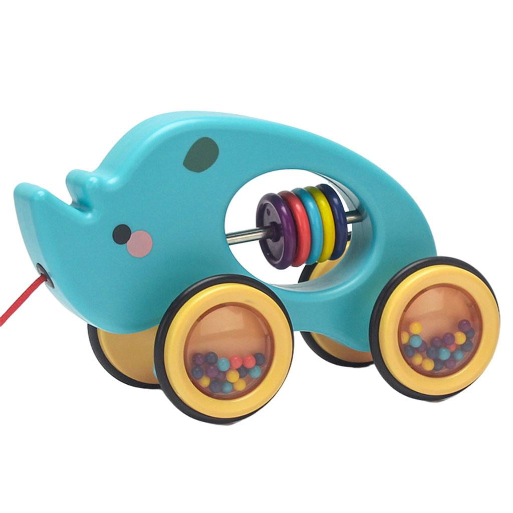 Long Cartoon Animal Pull Toy Push And Pull Toy for with Rustling Sound