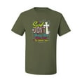 thumbnail image 2 of God Didn't Bring You This Far To Leave You Religious Inspirational/Christian Men's Graphic T-Shirt, Military Green, Large, 2 of 3