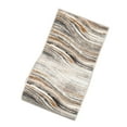 thumbnail image 6 of Well Woven Custom Size Runner - Choose Your Length - Devin Grey & Golden Rust Abstract Geometric Stripes 31 Inches Wide x 95 Feet Long Runner (31" x 95' Runner) Rug, 6 of 6