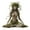 Army Green3, variant on Bohemian Nature Goddess Acrylic Plaque, 7.48" Meditating Forest Statue Desktop Ornament for Home Decor