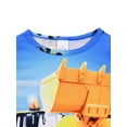 thumbnail image 6 of ATAIKU 3-8Y Toddler and Little Boy Pajamas Set Kids Long Sleeve Tee and Pants Wheel Loader Sleepwear Boys 2-Piece Jammies, 6 of 12