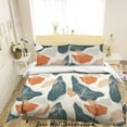 thumbnail image 1 of 3D Abstract Geometric Leaf Pattern Quilt Cover Set Bedding Set Duvet Cover, 1 of 3