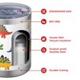 thumbnail image 4 of 12oz Tumblers White Cartoon Dinosaurs Cacti Pattern Vacuum Insulated Stainless Steel Travel Tumbler Cups Mug with Lid and Straw for Beer,Coffee,Beverages with Cleaning Brush for Cold & Hot Drinks, 4 of 5