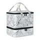 thumbnail image 2 of Bolsa de transporte para esmalte de uñas, organizador de viaje para esmalte de uñas, suministro de arte de uñas, estuche secador de uñas de cuero PU, 2 of 8