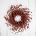 thumbnail image 3 of Northlight Pip Berry Clusters Artificial Fall Harvest Twig Wreath - 24", 3 of 6