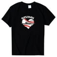 thumbnail image 4 of Meichang T-Shirts de Maman de Baseball Chemises pour Femmes T-Shirts Graphiques Amour de Maman de Baseball T-Shirts d'Été à Manches Courtes Col Ras du Cou T-Shirts Décontractés Amples Hauts Noir TTG, 4 of 4