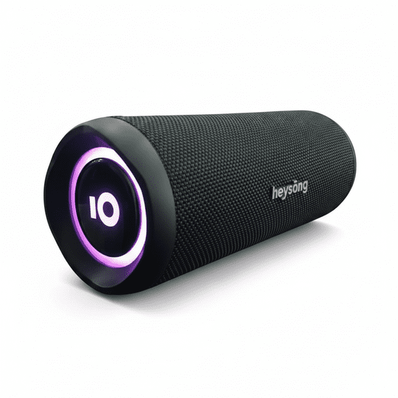 Heysong Extreme Pro Portable Bluetooth Speaker, 35W Powerful Sound, IP67 Waterproof & Dustproof, TWS Stereo Pairing, RGB Lights, Bass Boost, 12H Battery, USB-C, AUX, Outdoor Wireless Speaker