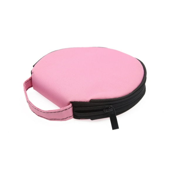 Pink 40pcs Capacity CD DVD Discs Holder Storage Bag Case Organizer for Auto Car