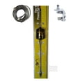 thumbnail image 1 of WILSON 2000 305 495 CB RADIO ANTENNA 10" SHAFT BLACK,DS 18FT COAX,BRKT,STUD, 1 of 3