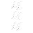 thumbnail image 4 of Inteprter 1 Juego de decoraciones para fiestas, colgante interesante, pequeño, único, para interiores, estrellas, accesorios de estrellas para diseño de Type1 NO1 Inteprter CBP380530, 4 of 6