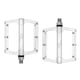 thumbnail image 4 of Pedales para bicicleta BMX 1/2 aluminio plata plateado, 4 of 5
