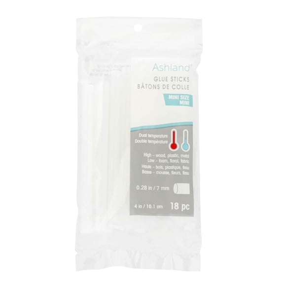 Mini Dual Temperature Glue Sticks by Ashland, 50 Packs: 18 ct. (900 total)