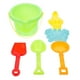 thumbnail image 4 of KAKOWELY 1 juego de juguetes de playa, palas de arena de plástico, cubos, moldes, accesorios para juegos de playa al aire libre, 4 of 5