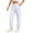 586#White, variant on Womens Baggy Wide Leg Sweatpants Drawstring Waist High Waisted Fashion Y2K Lounge Pants with Pockets Dark Green L