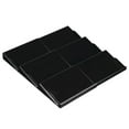 thumbnail image 5 of mDesign Expandable Plastic Spice Rack Kitchen Drawer Organizer - 3 Tiers - Black, 5 of 5
