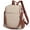 Beige-1, variant on Backpack Purse for Women Convertible PU Leather Travel Backpack Bag Designer Anti-Theft Shoulder Handbag