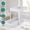 White, variant on Under Sink Organizer 2 Pack, Bathroom Cabinet 2 Tier Sliding Basket Drawer, Multi-Purpose Storage for Bathroom Cabinet (Black)