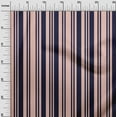 thumbnail image 2 of oneOone Organic Cotton Poplin Twill Fabric Bayadere Stripe Print Fabric By The Yard 42 Inch Wide, 2 of 4