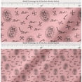 thumbnail image 2 of Soimoi Pink Cotton Cambric Fabric Hardware Tools & Text Decor Fabric Printed Yard 42 Inch Wide, 2 of 7