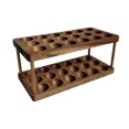 thumbnail image 2 of El propietario de madera contiene 36 huevos frescos organizador de cocina para el hogar extraíbles eggrok de doble nivel para el refrigerador de, 2 of 9