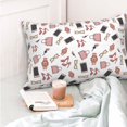 thumbnail image 4 of KLL Fashion Pillow Covers Envelope Closure,Super Soft and Cozy Fuzzy Fleece Pillow Case Cover (No pillow core） 16"x24", 4 of 5